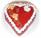 Hochzeitstorte Herz für ca. 10 Personen